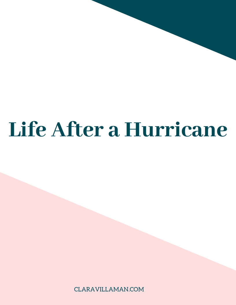 Life After a Hurricane